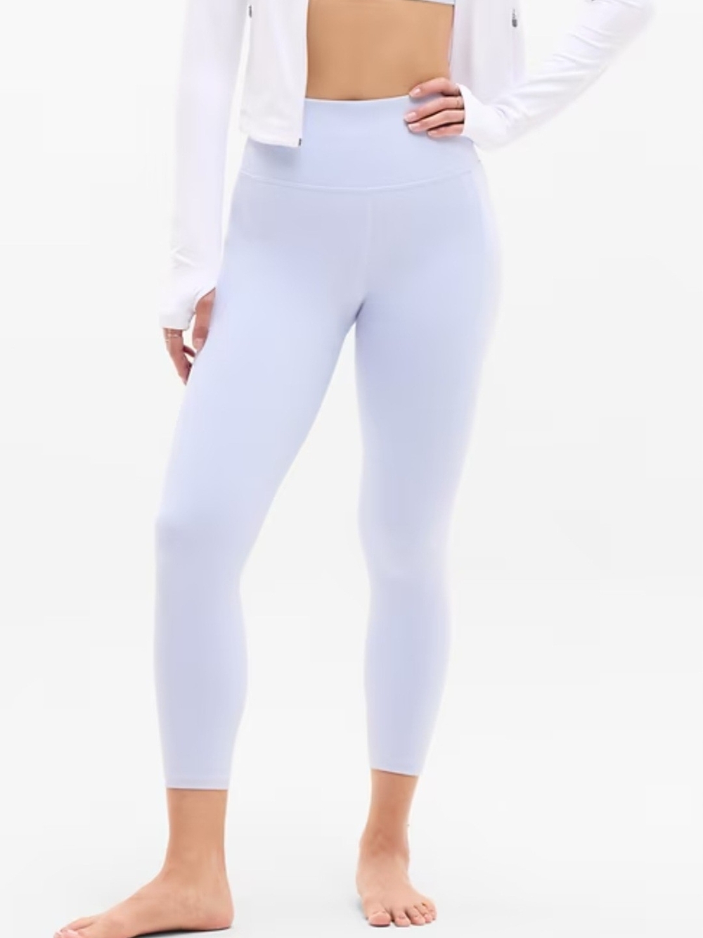 NWT Athleta Salutation Stash High Rise 7/8 Legging in Gossamer sz S